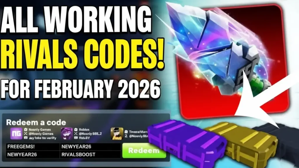 All Working RIVALS Codes