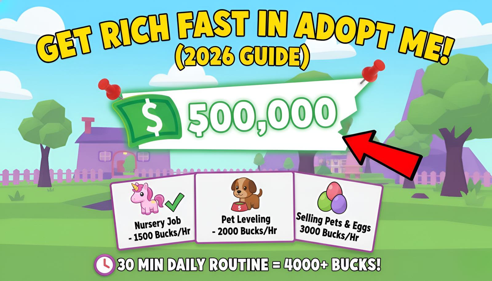 Earn Bucks Fast in Adopt Me