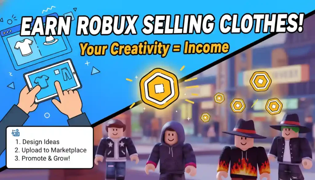 Earn Robux by Selling Clothes